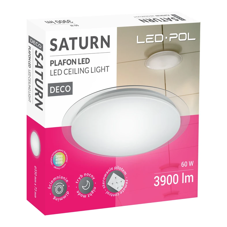 Lampa sufitowa SATURN LED