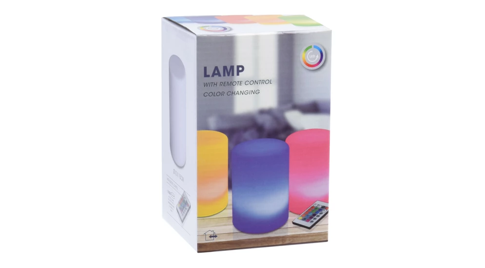 Lampa stołowa dekoracyjna RGB LED z pilotem