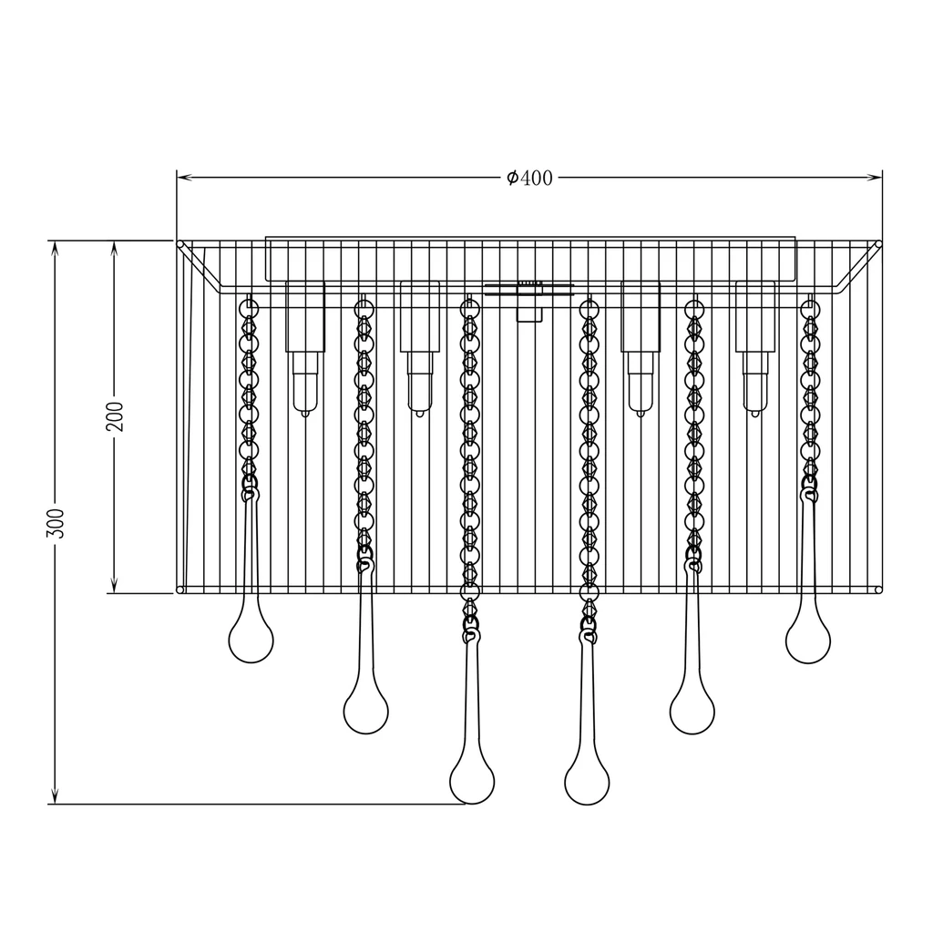 Lampa sufitowa RLX92174-8B VERONA