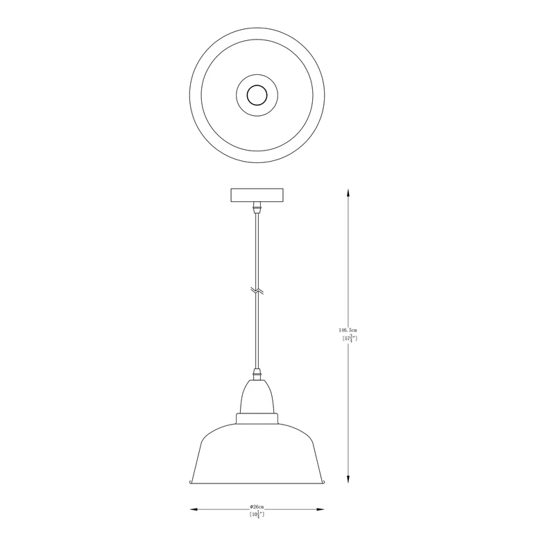 Lampa wisząca czarno-złota MENSA