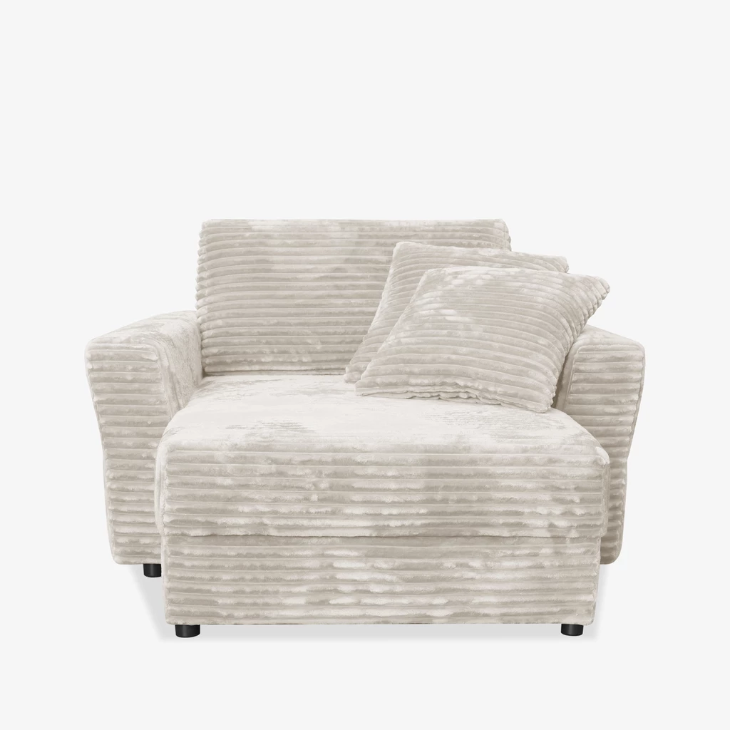 Fotel loveseat kremowy NOEMI