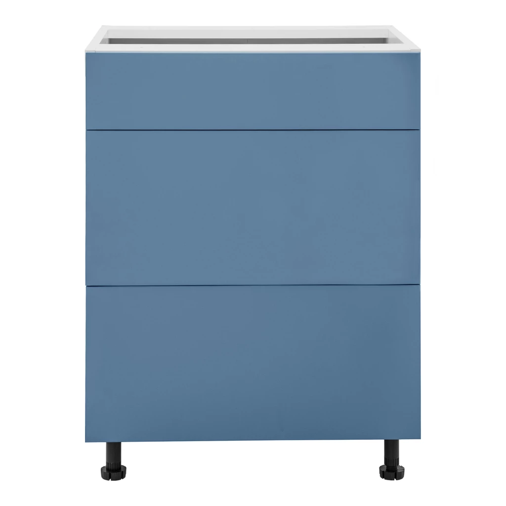 Szafka dolna z szufladami BASIC PLUS BP/D60S3 alby blue 