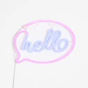 Lampa dekoracyjna LED NEON HELLO