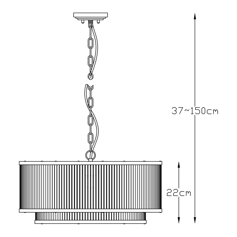 Lampa wisząca SERGIO P0528-06H-V6AC