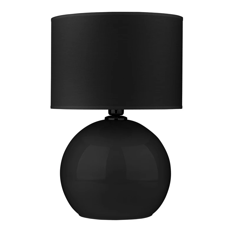 Lampa stołowa nocna czarna PALLA