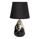 Lampa stołowa glamour czarno-złota 29,5 cm