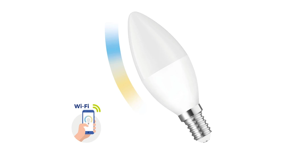 Żarówka LED E14 5W WI-FI ŚWIECZKA SPECTRUM SMART