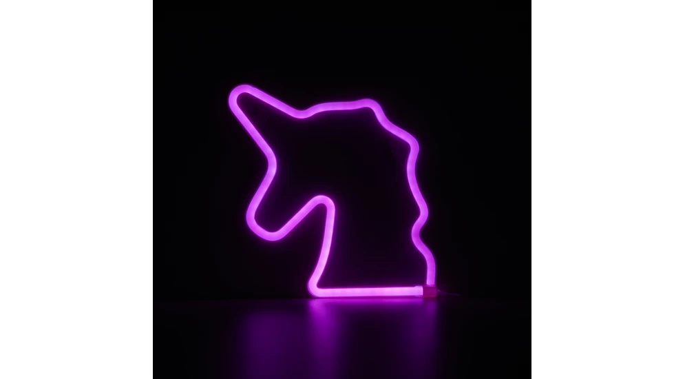 Lampka NEON UNICORN idealnie się sprawdzi jako prezent i miły akcent w domowej przestrzeni.