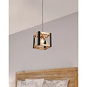 Lampa drewniana wisząca sześcian FARAH 20 cm