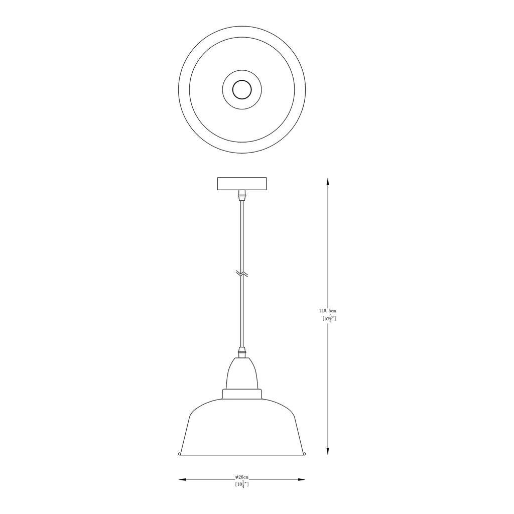 Lampa wisząca biało-złota MENSA