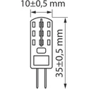 Żarówka LED G4 1,5W barwa ciepła ORO-G4-OLI-1,5W