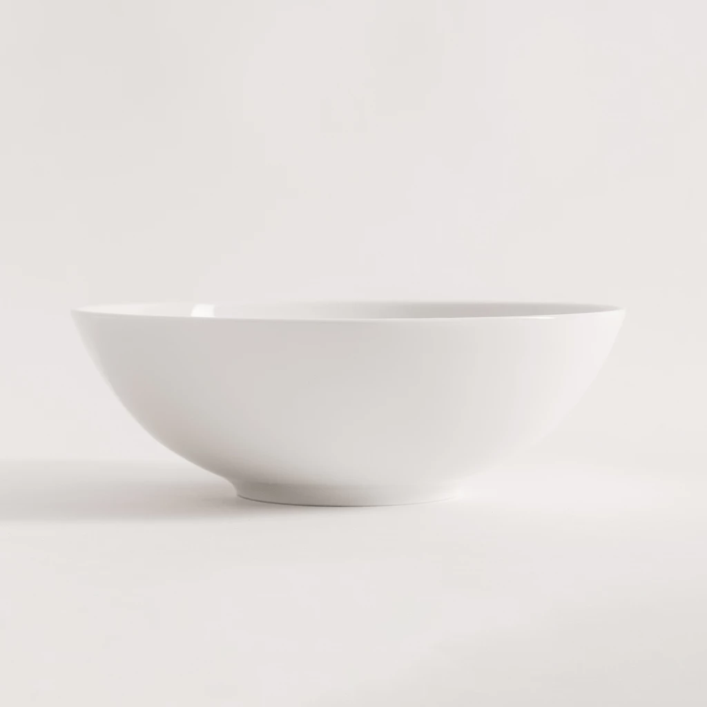 Salaterka porcelanowa biała 26 cm