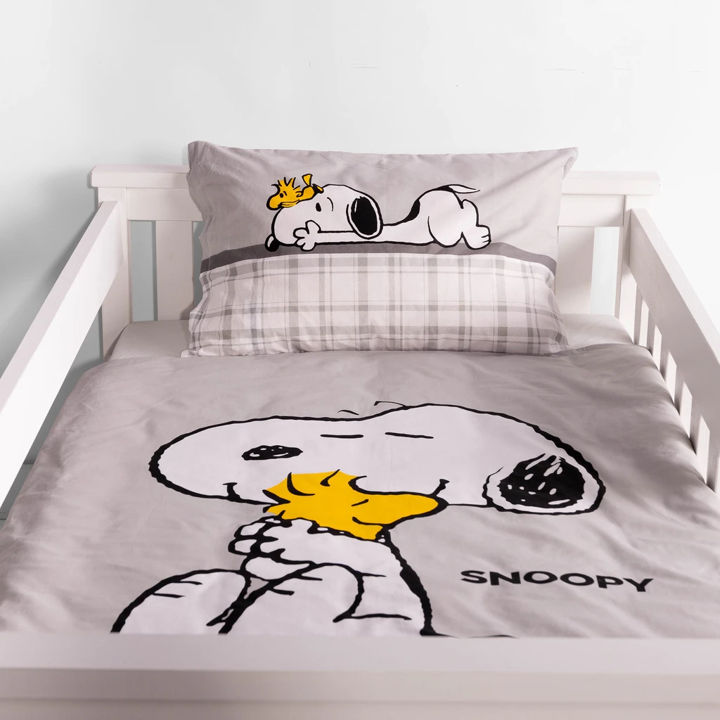 Pościel dla dziecka bawełniana SNOOPY 100x135 cm