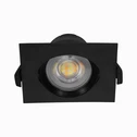 Reflektor spot podtynkowy kwadratowy czarny ORO ZUMA LED S 9W CCT-B