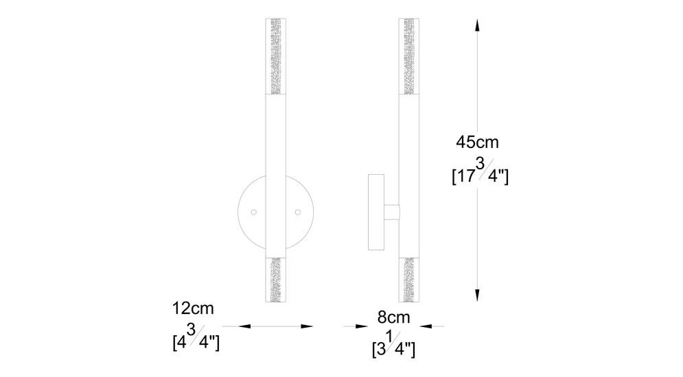 Kinkiet ONE LED W0461-02E-F4F4 chrom