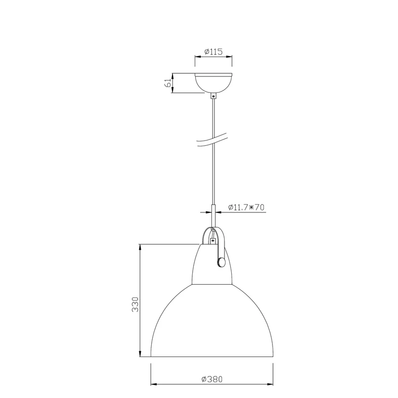 Lampa wisząca CANDE 1