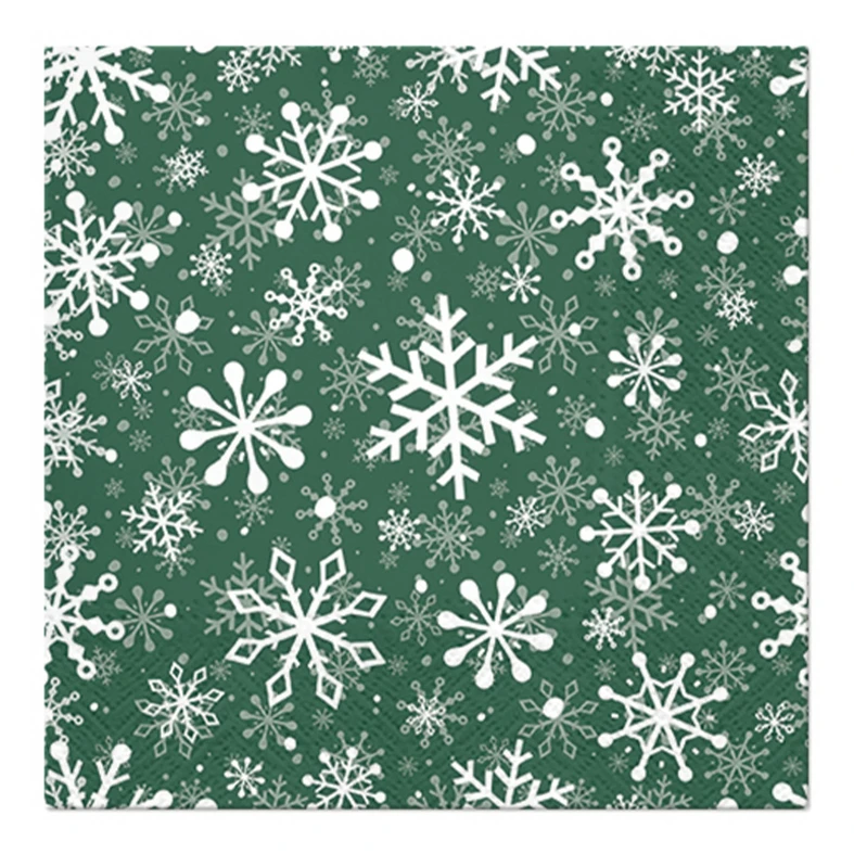 Serwetki świąteczne CHRISTMAS SNOWFLAKES, 20 szt.