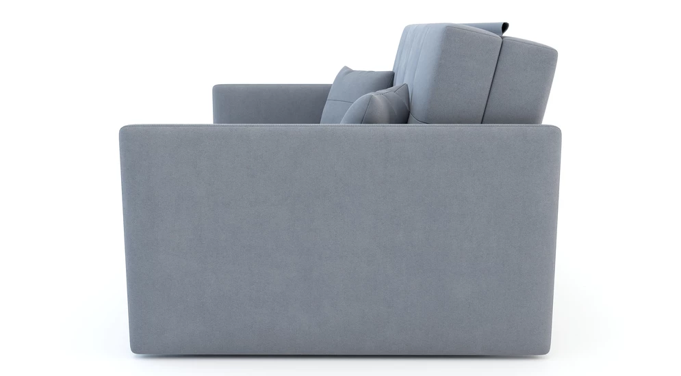 Mała sofa szara 144 cm LEO III