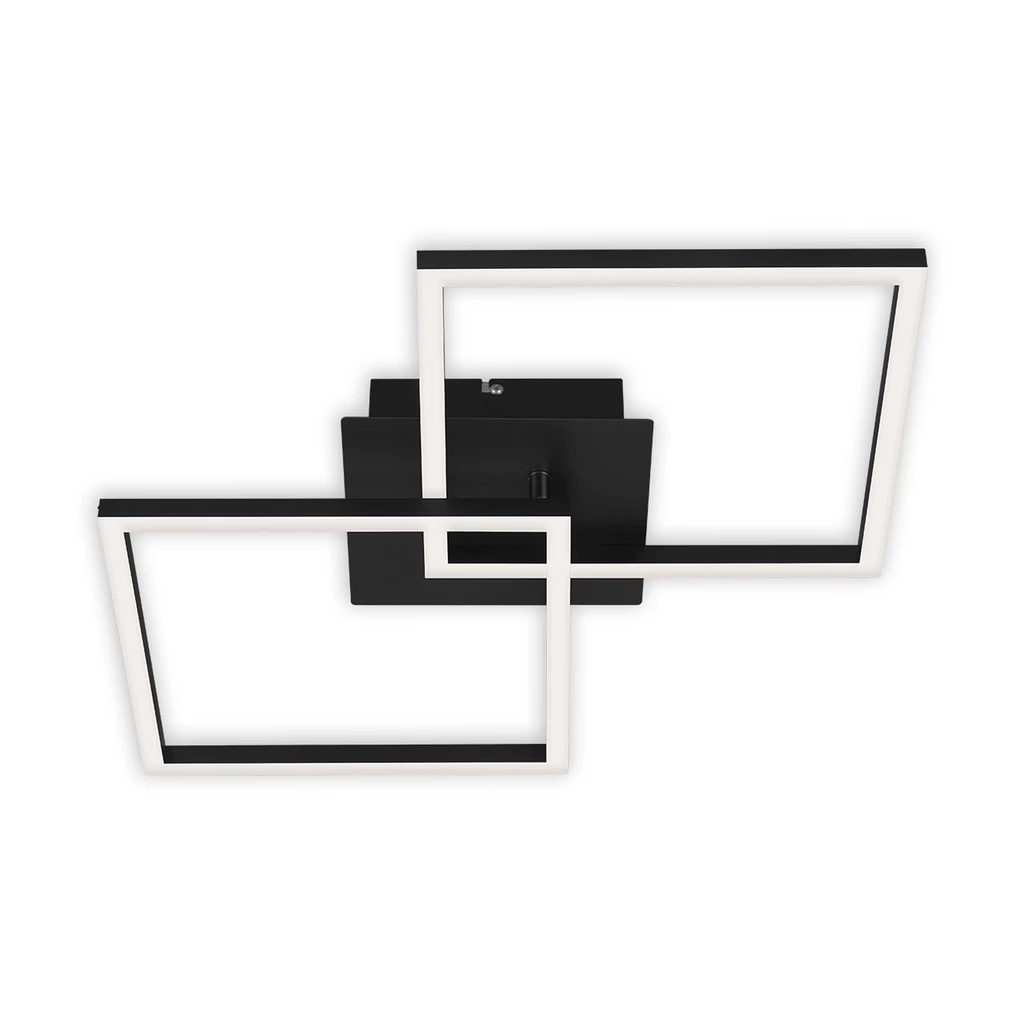 Lampa sufitowa obrotowa czarna FRAME LED 62 cm