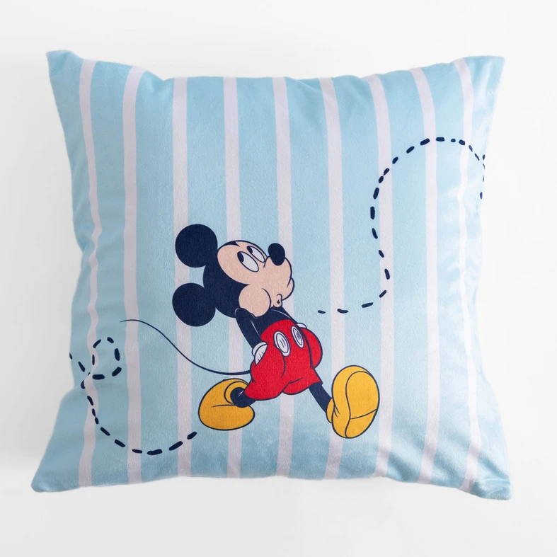 Poszewka welurowa niebieska MICKEY DISNEY 40x40 cm