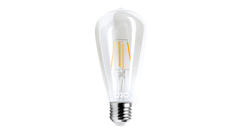 Żarówka ozdobna retro LED E27 8W barwa neutralna ORO-E27-ST64-FL-CLARO-8W-DW