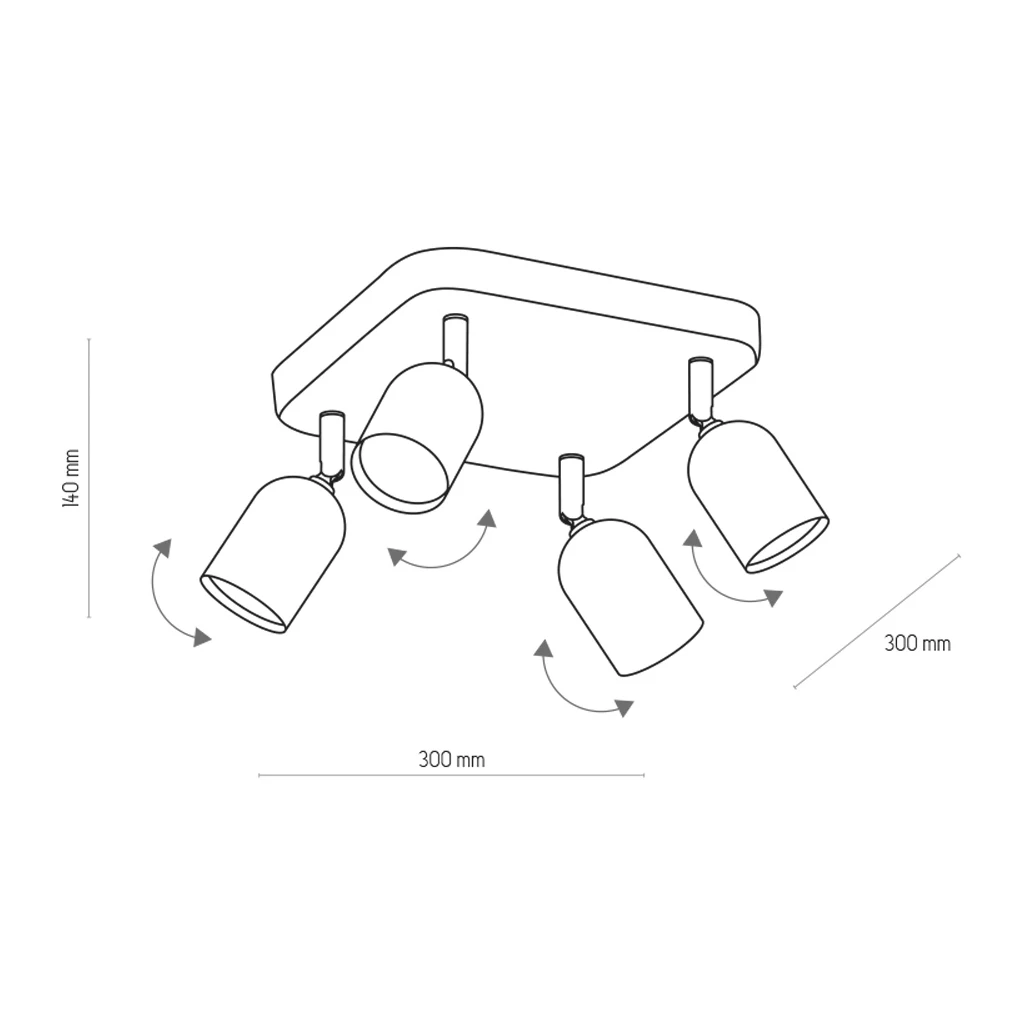 Lampa sufitowa TOP 4418