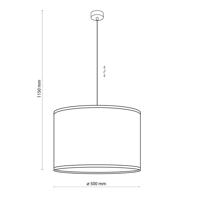 Lampa wisząca abażur rafia plecionka LIBERIA