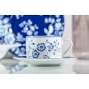 Filiżanka ze spodkiem EVIA BLUE porcelana Bogucice 220 ml