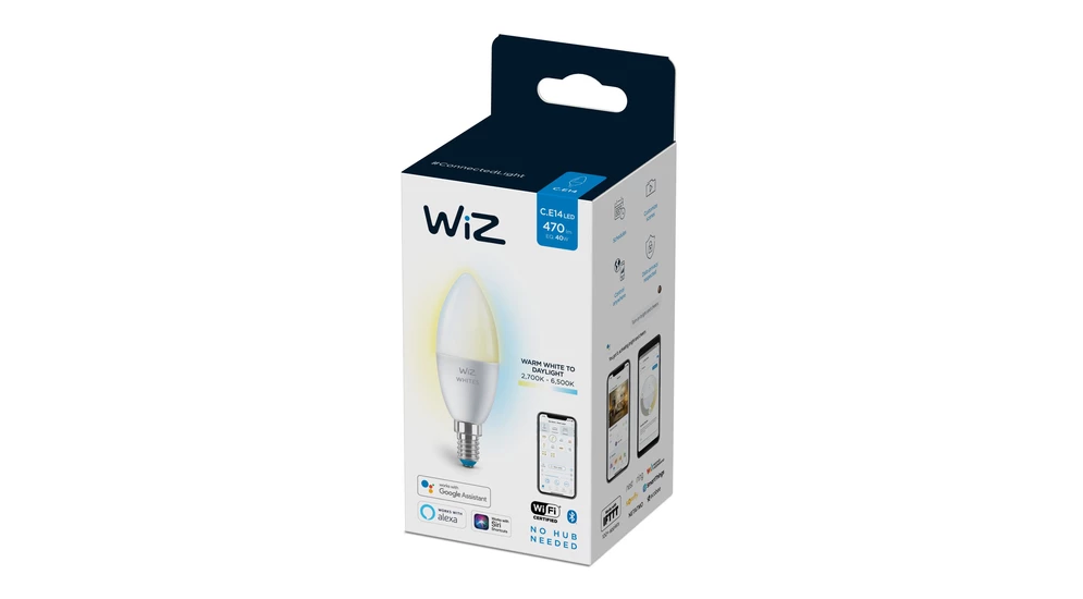 Żarówka LED E14 4.9W WI-FI BLE 40W C37 E14 WiZ