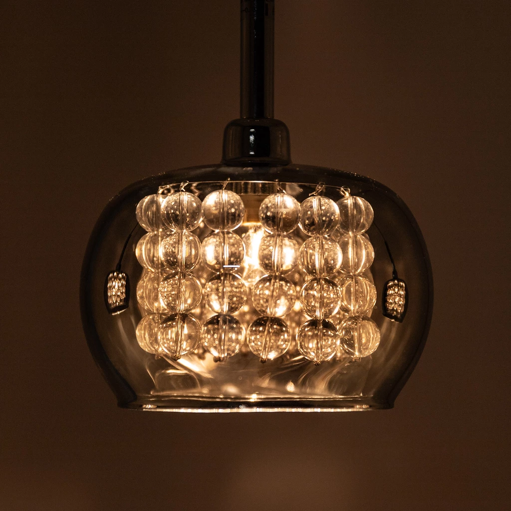 Lampa wiszaca glamour listwa CRYSTAL