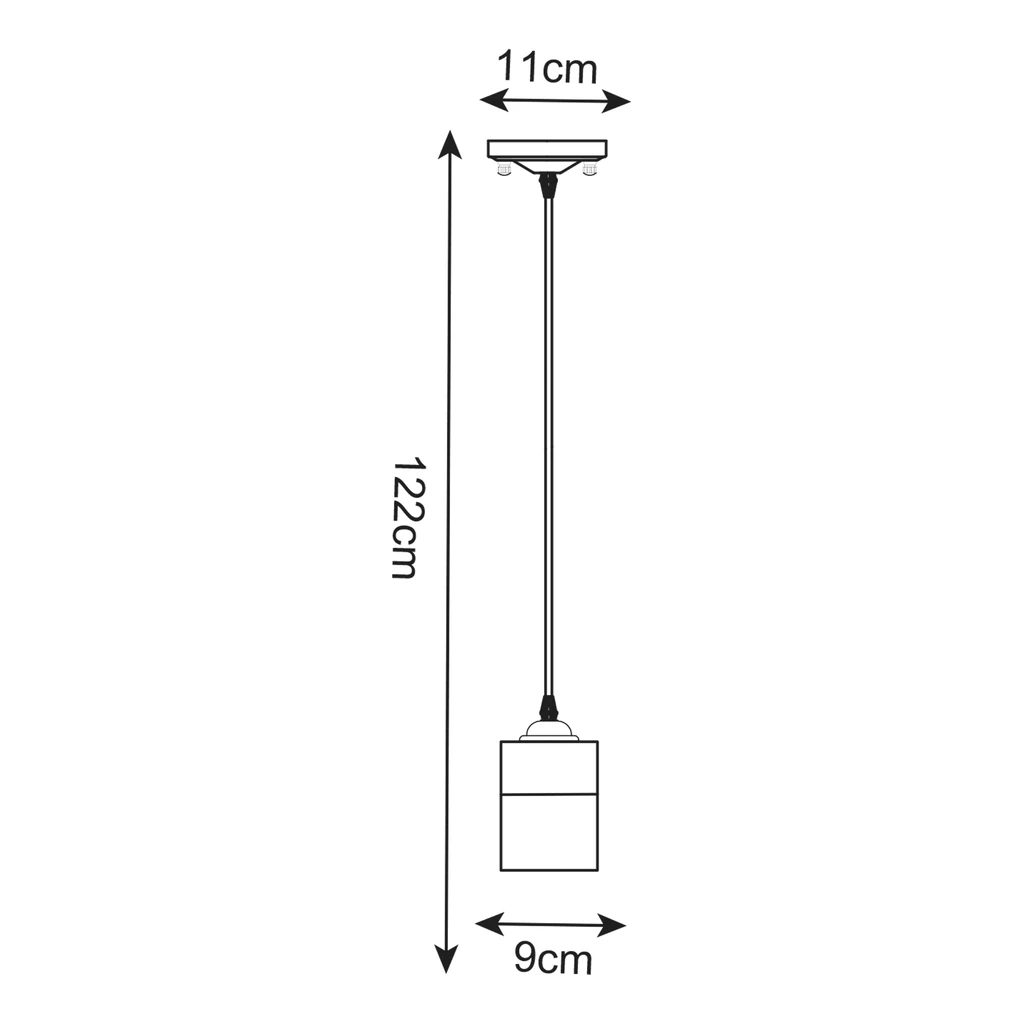 Lampa wisząca PORTO CL19020-1P-BL