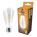 Żarówka ozdobna retro LED E27 8W barwa ciepła ORO-E27-ST64-FL-CLARO-8W-WW