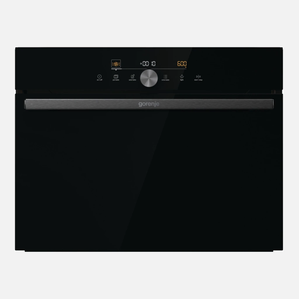 GORENJE BCM4547DG posiada pojemność – 50l, podświetlane ikony LED oraz potrójne szklane drzwi z z siatką ochronną.