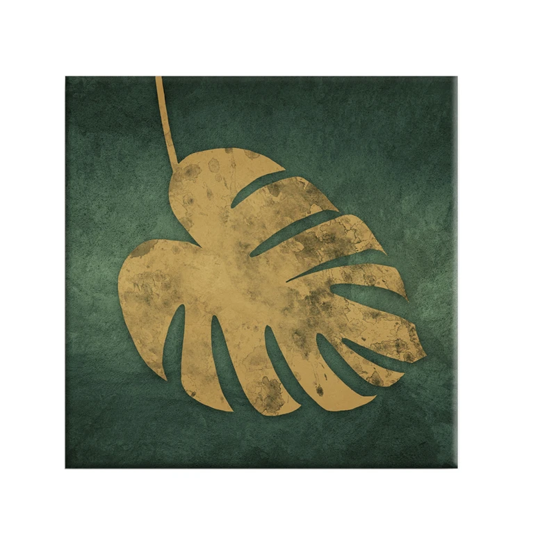 Obraz CANVAS GOLD MONSTERA 65x65 cm