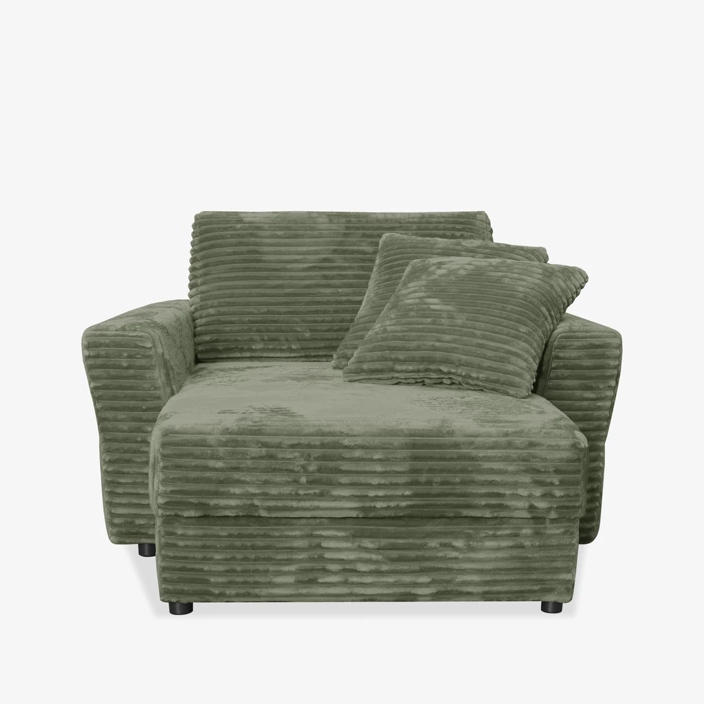 Fotel loveseat zielony NOEMI