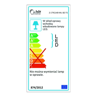 Oświetlenie pionowe LED LUMEN Q+TREND 214 cm, barwa zimna