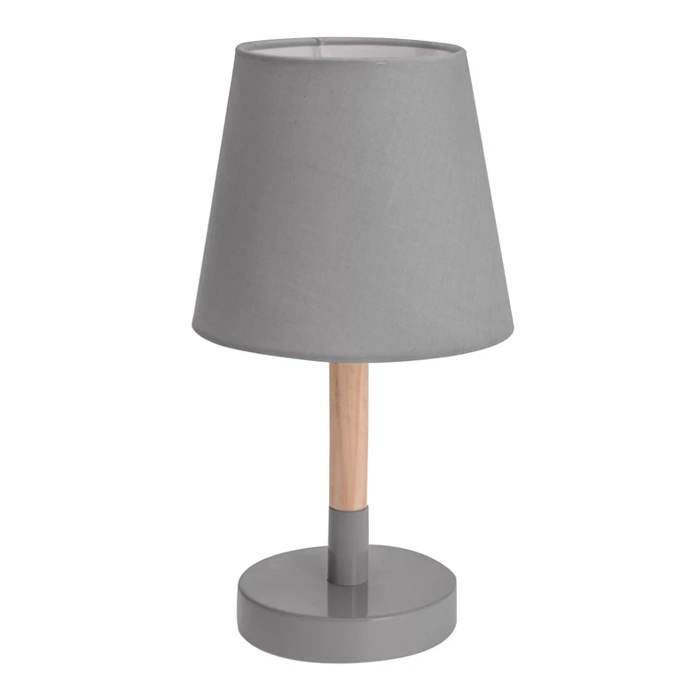 Lampka nocna jasnoszara 30 cm