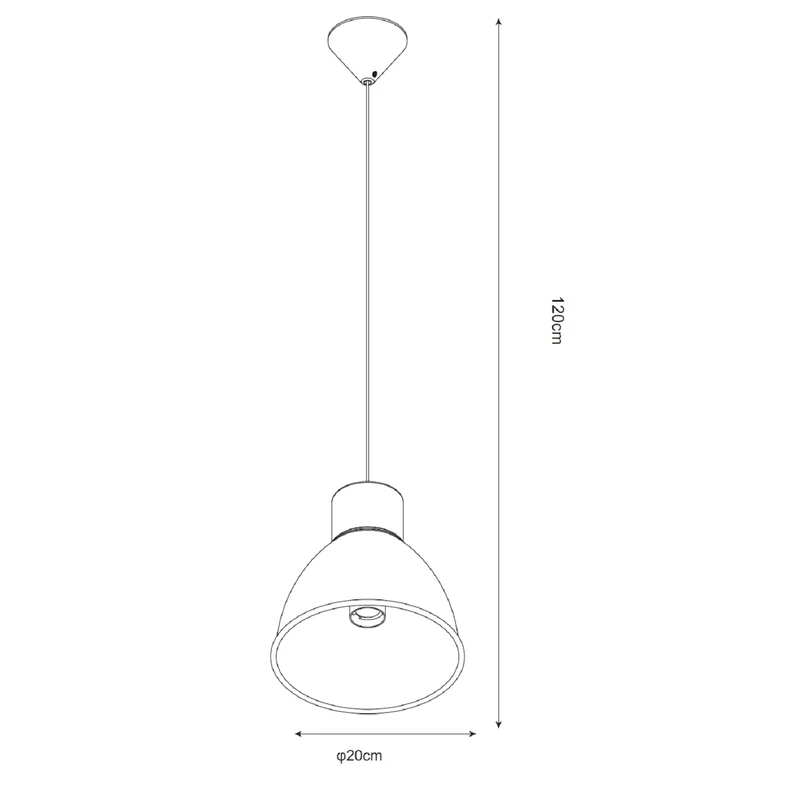 Lampa wisząca ELSTRA P16151-WH