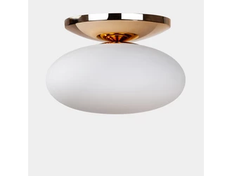 Lampa sufitowa biało-złoty UFO 40 cm