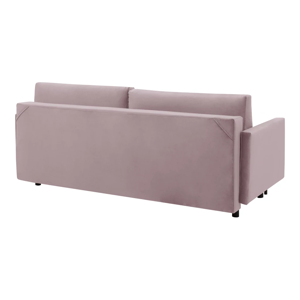 Sofa welurowa różowa GAMMA