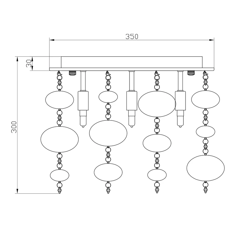 Lampa sufitowa RLX92175-5 ELLI