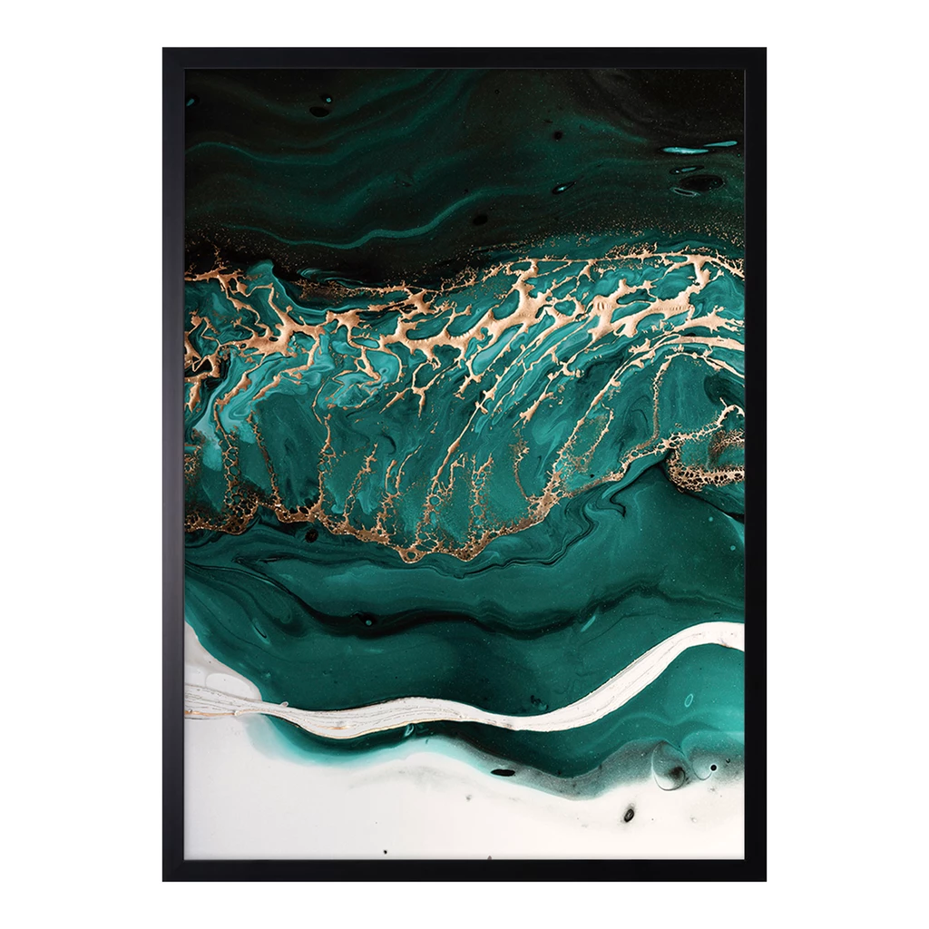 Obraz GREEN ABSTRACT I 53x73 cm