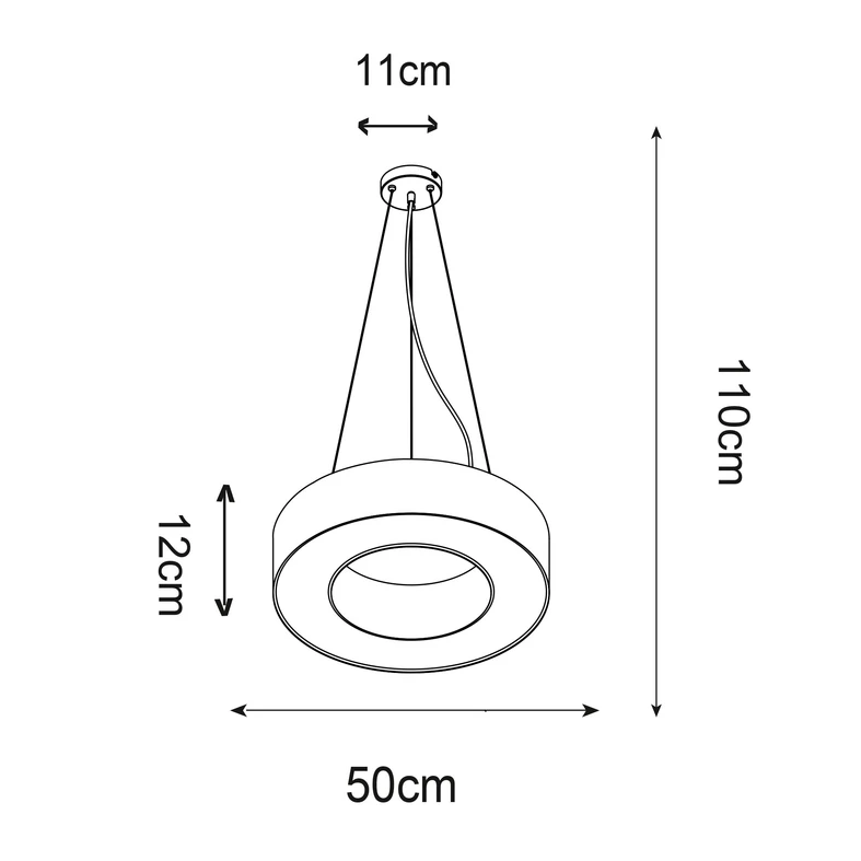 Lampa wisząca DALBERT LED CL16086-1PD50