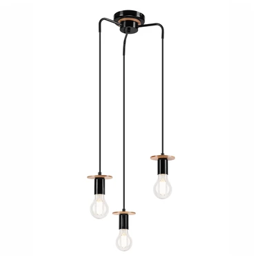 Lampa wisząca modern czarna ANGELINA 3