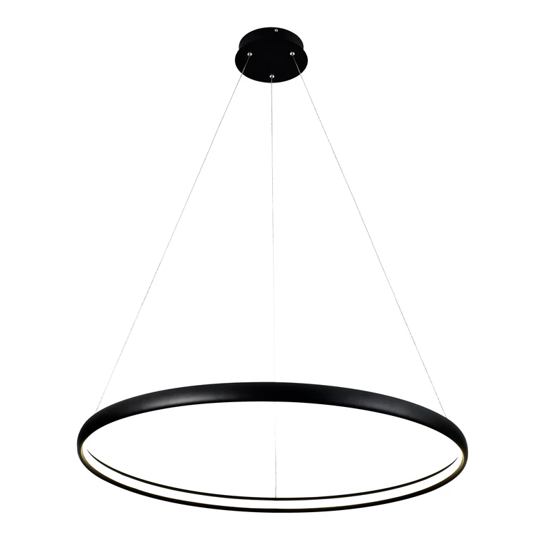 Lampa wisząca LED czarna CARLO 80 cm