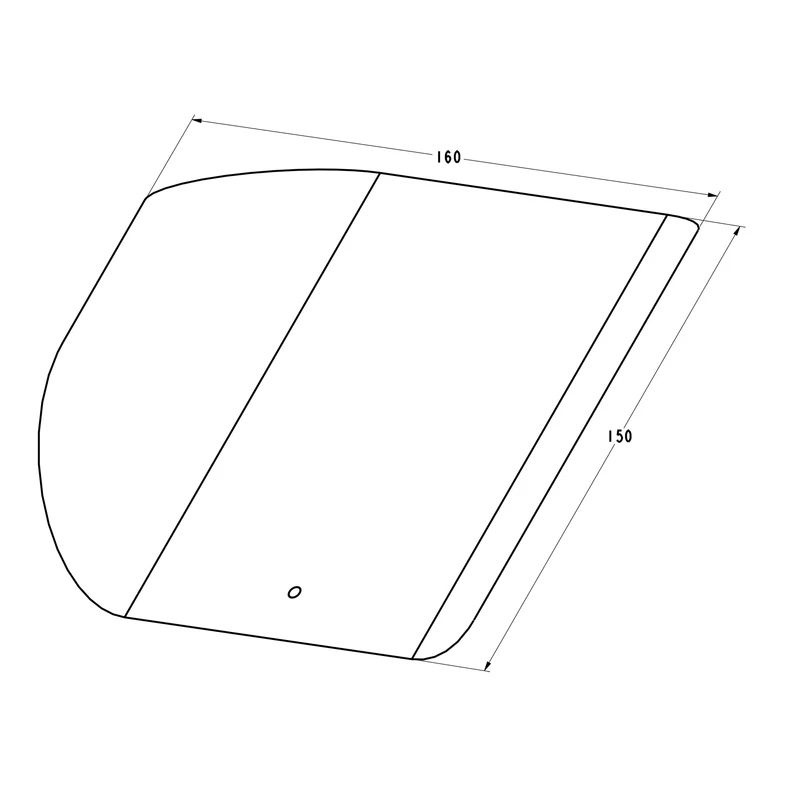 Minimalistyczny kinkiet LUXE WL w kolorze chrom