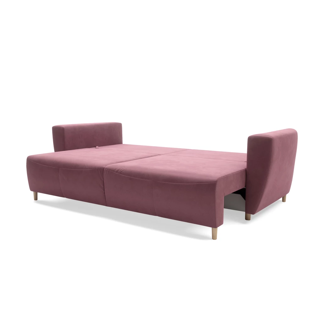 Sofa pudrowy róż PRIIMA