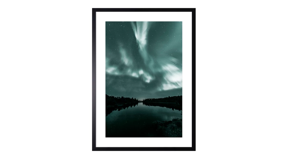 Obraz nocne niebo GREEN SKY I 53x73 cm