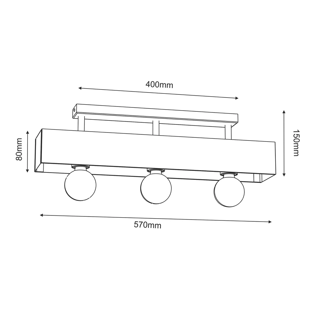 Niecodzienny design lampy wiszącej MILUZA stoi na pograniczu stylów rustykalnego i loftowego. Jej drewniane elementy z charakterystycznymi przebarwieniami i widocznymi słojami wprowadzają do wnętrza element naturalności i zgrabnie komponują się meblami ut