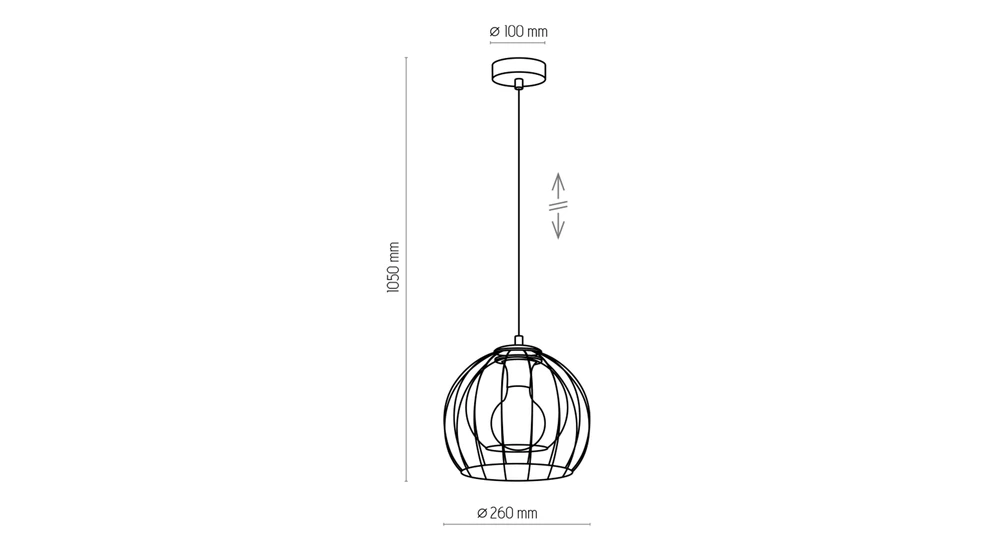 Lampa wisząca UNIVERSO 3154